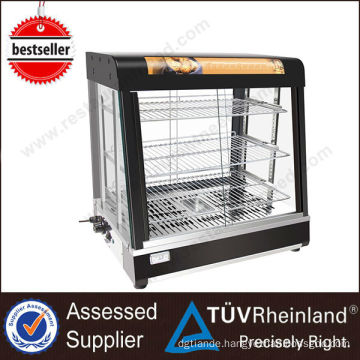 2017 Good Quality Industrial Glass Cabinet Food Display warmer